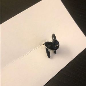 Black Cat Earring